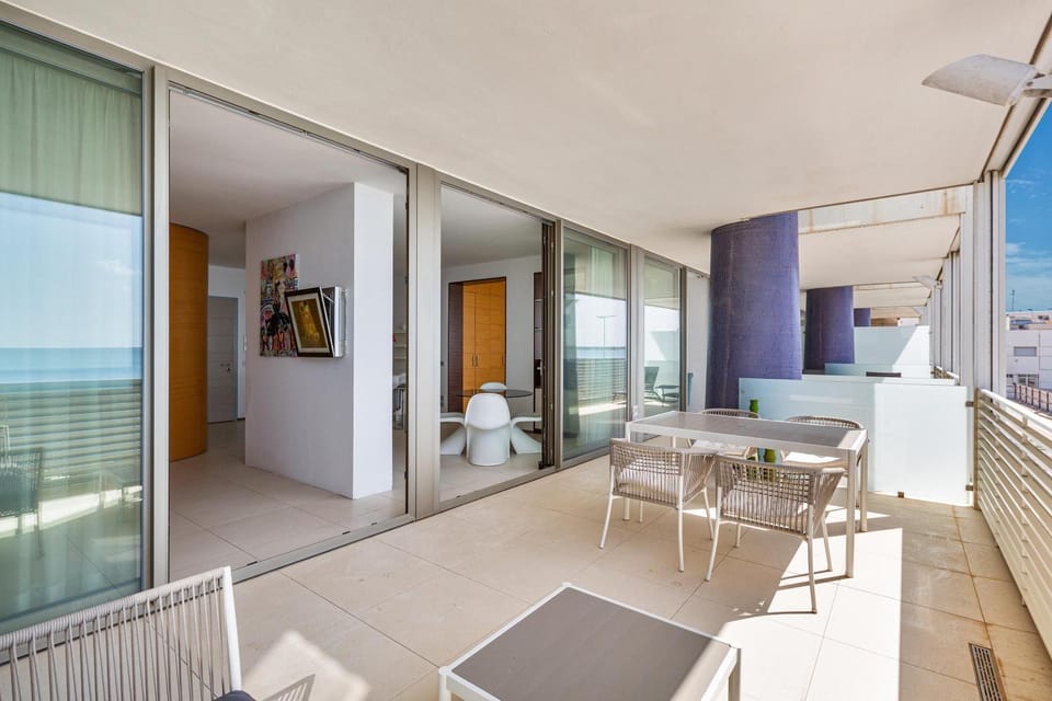 Balcony/Terrace, Living room, Sea view