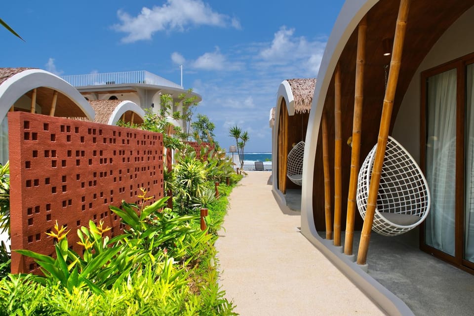 Garden, Sea view