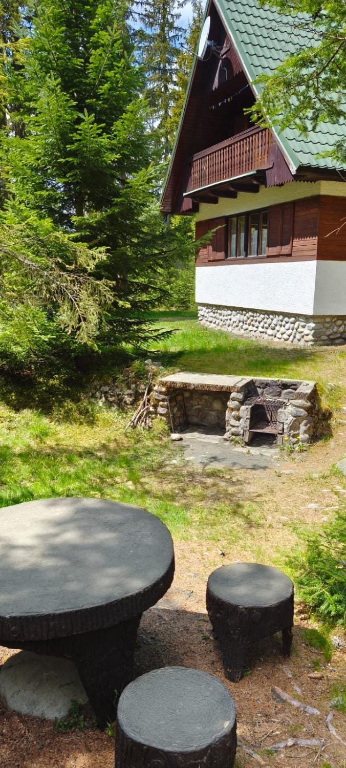 Chata v lese pri rieke Bela Chalet in Slovakia