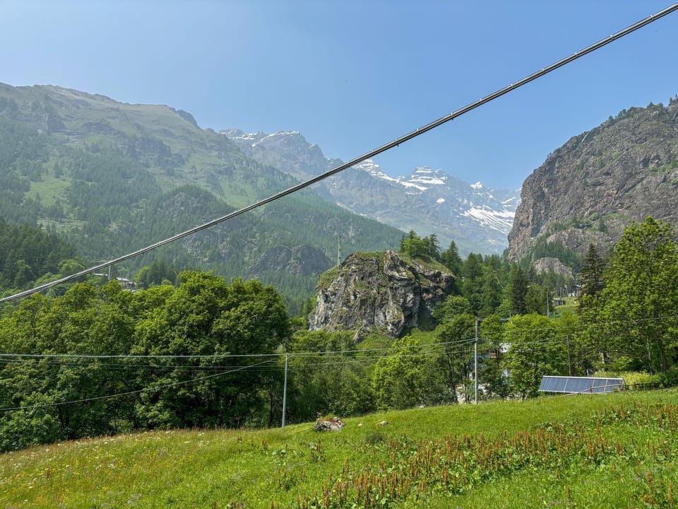 Spring, Natural landscape, Mountain view