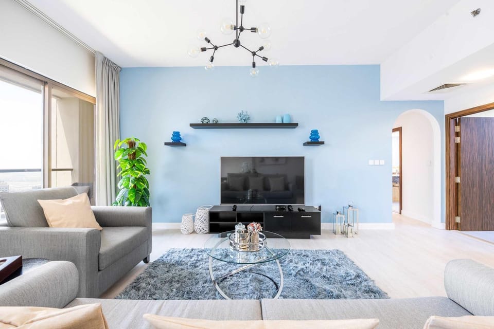 Luxury JBR 2BR Shams Full Marina View Free 5 Star Beach Resorts Access Apartment in Dubai