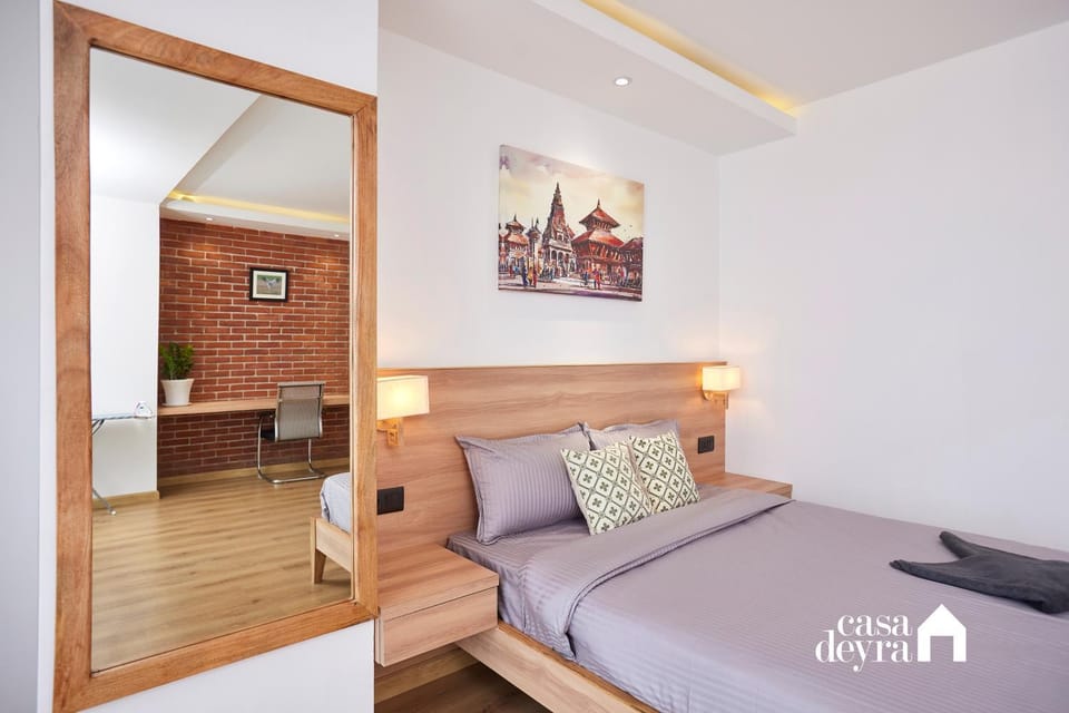 Photo of the whole room, Bedroom