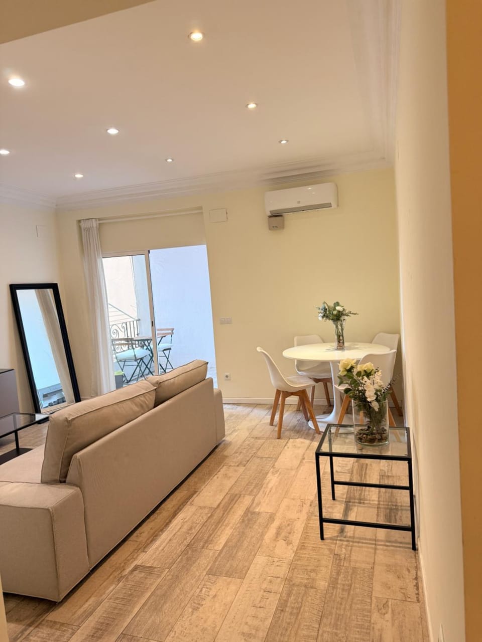 Living room, air conditioner