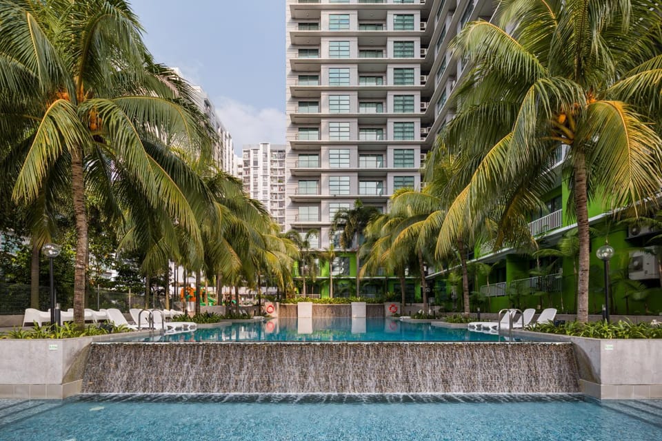 Natural landscape, Pool view, Swimming pool