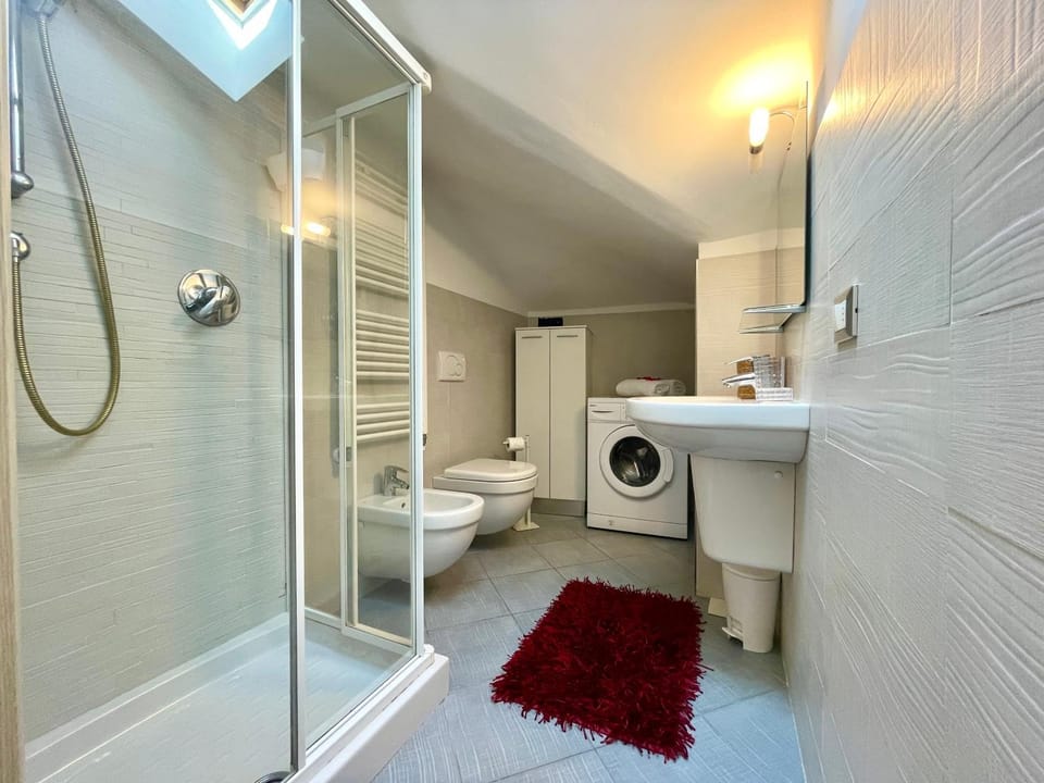 Shower, Toilet, Bathroom, washing machine