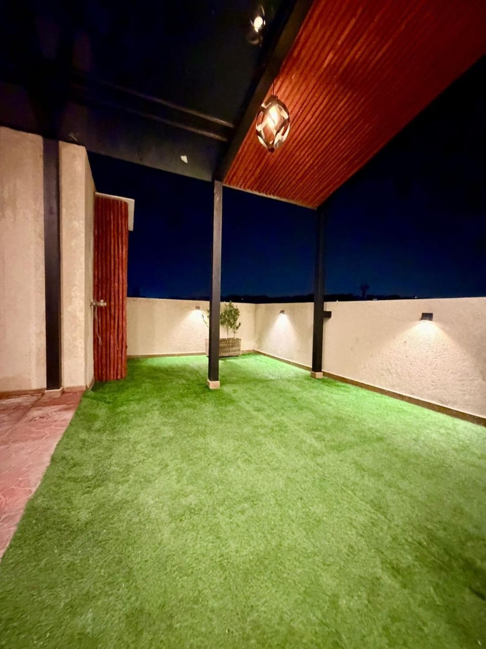 Night, Garden, Garden view