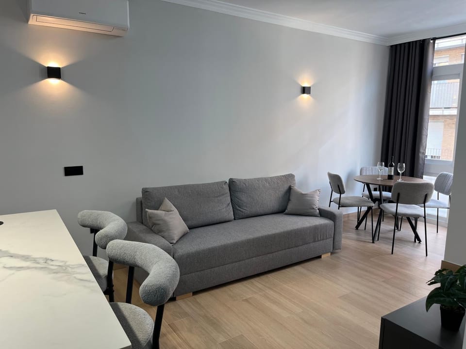 Living room, Seating area, Dining area