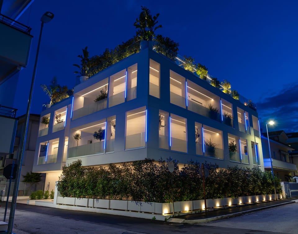 Property building, Night