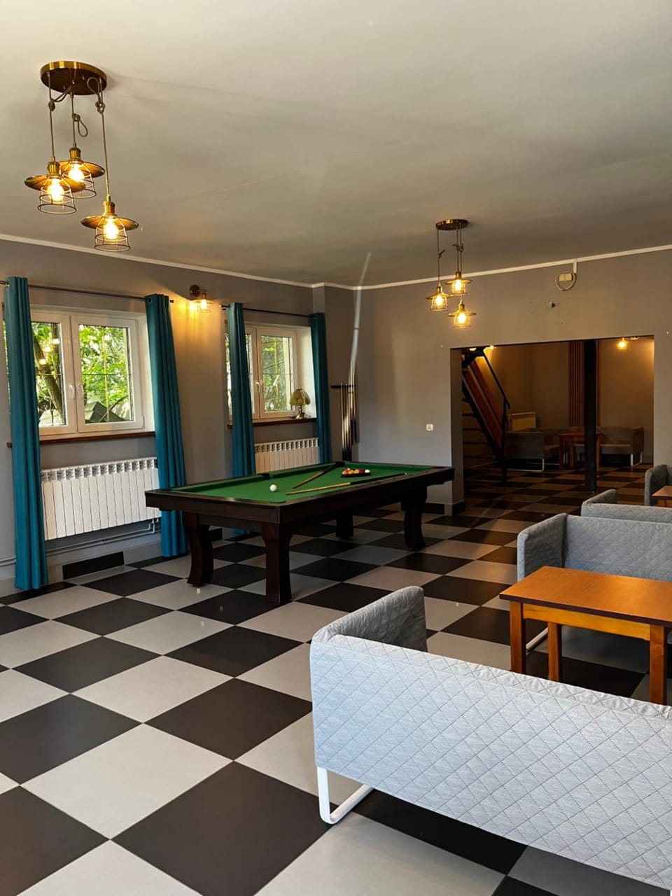 Billiard, Game Room, Living room, Seating area, Evening entertainment, Internal: Not applicable to any particular room