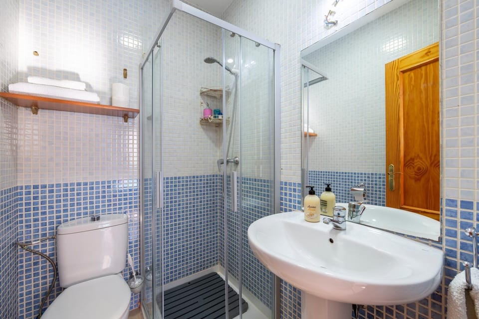 Bathroom, Living room
