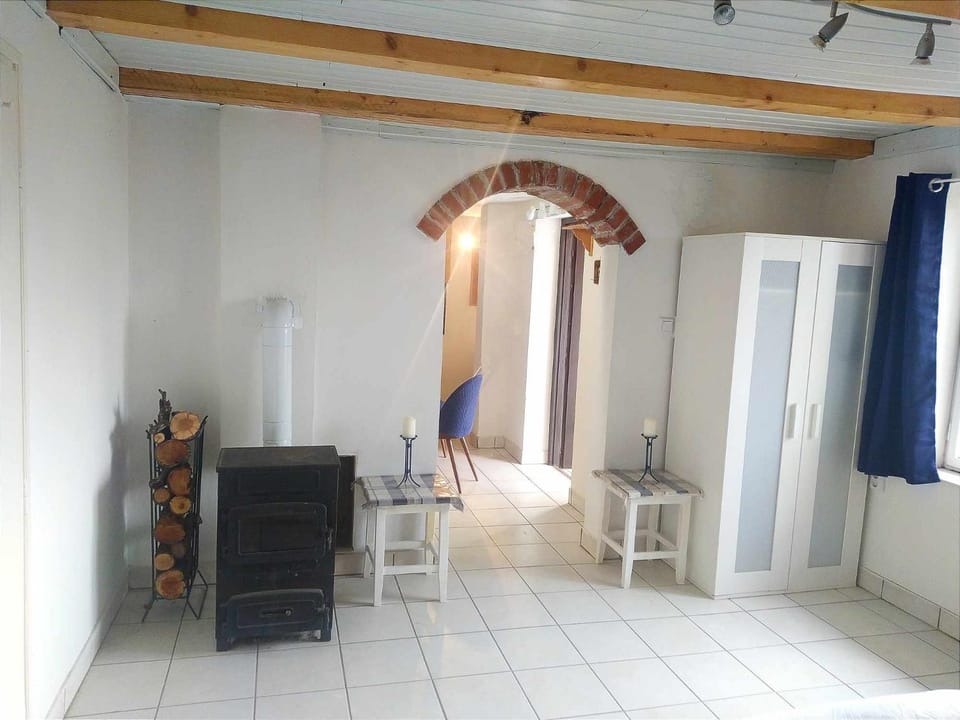 Living room, fireplace, wardrobe