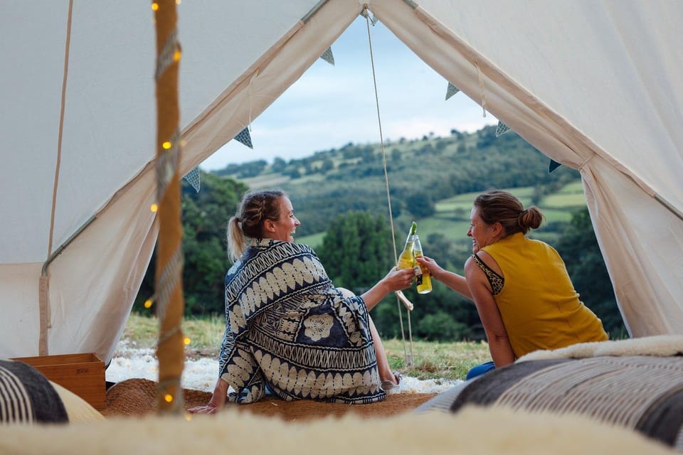 Unwind Camping Luxury tent in Mendip District