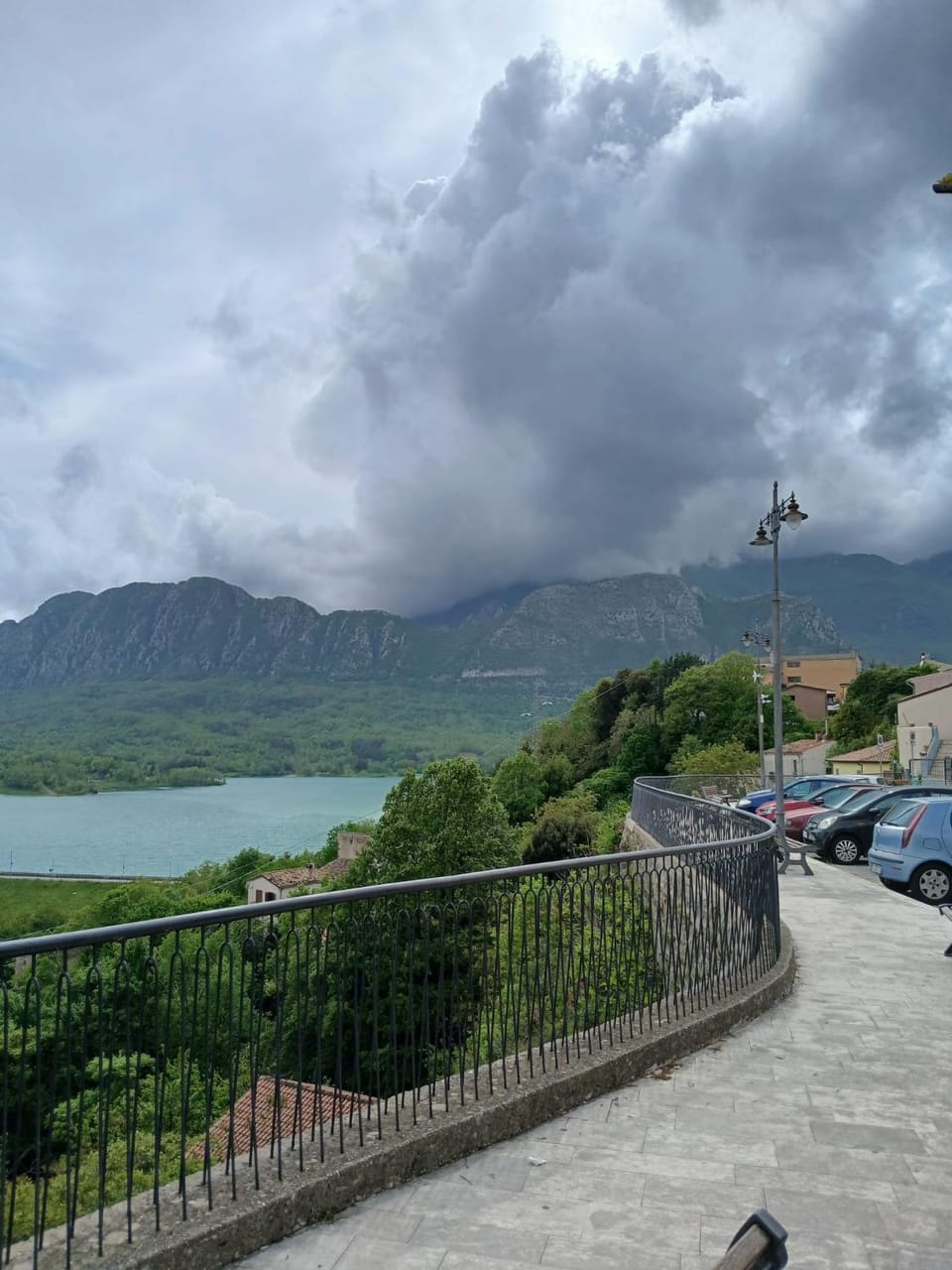 Natural landscape, Lake view, Mountain view