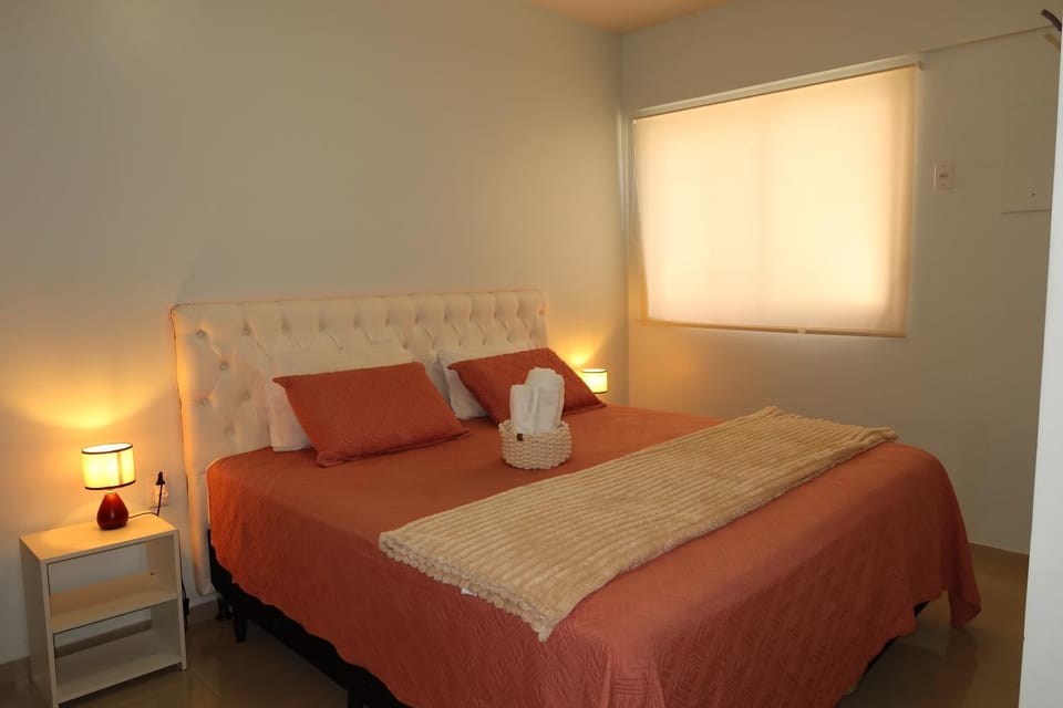 Bed, Bedroom, air conditioner