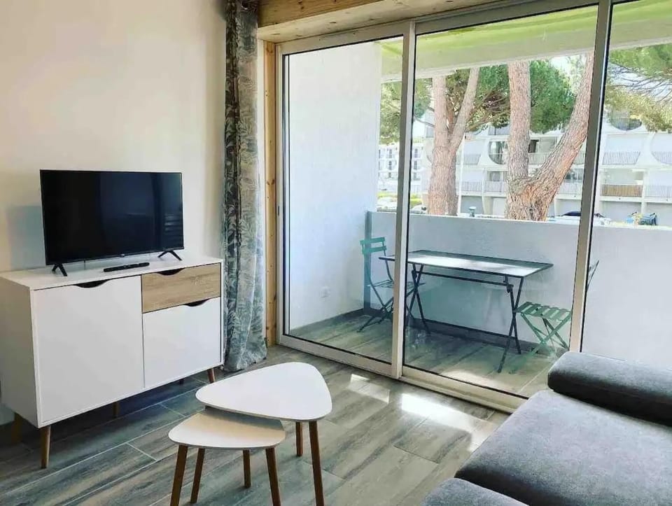 Appartement 37m2, parking, wifi, clim, centre-ville port Apartment in La Grande-Motte
