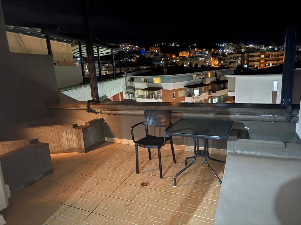 Patio, Night, View (from property/room), Balcony/Terrace, Seating area, City view