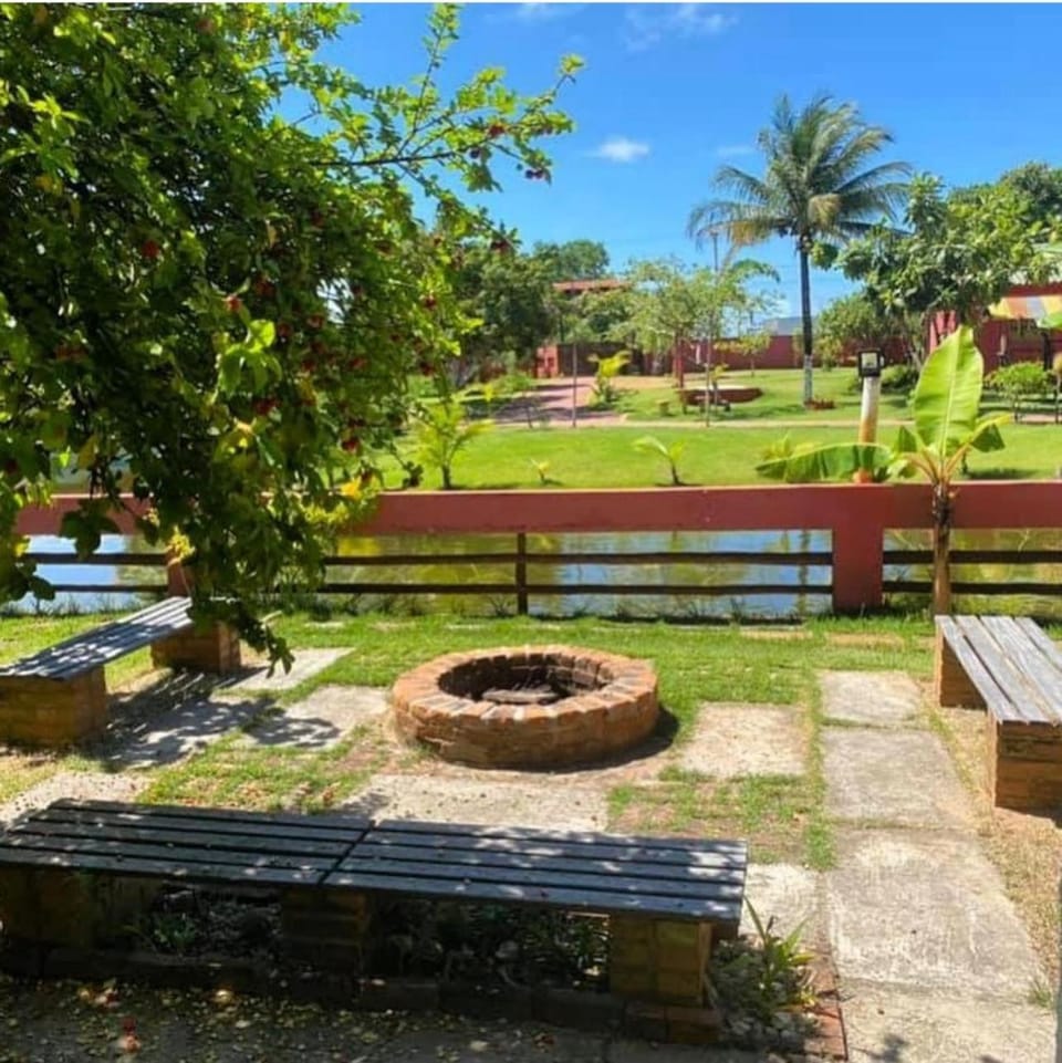 Natural landscape, Garden, Garden view, Lake view, fireplace