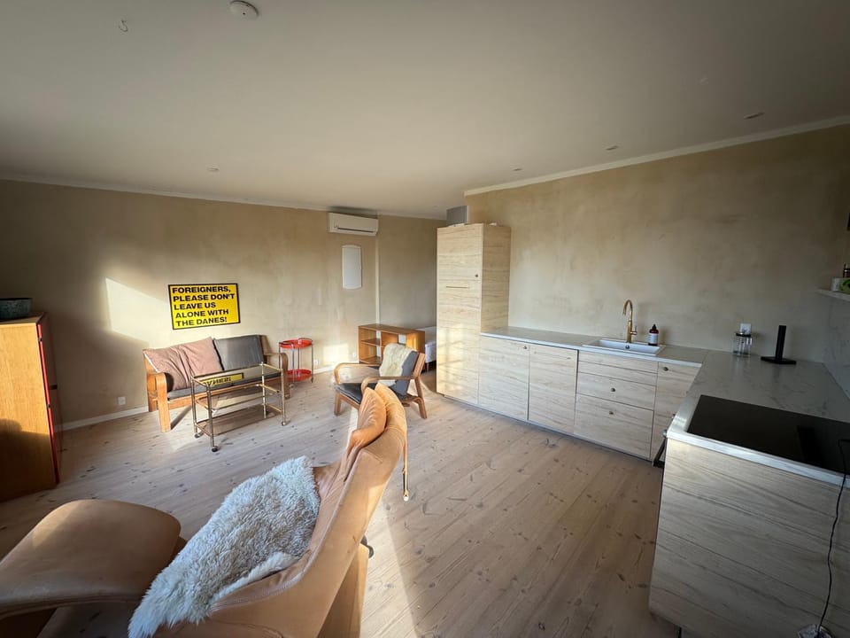 Cabin with spectactular seaview on Trelde Naes Cabin in Region of Southern Denmark