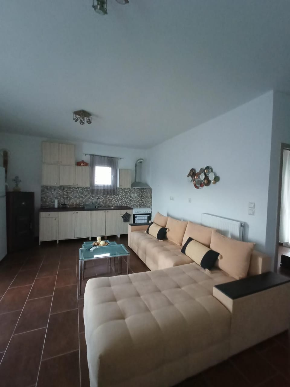 Living room, Seating area, stove