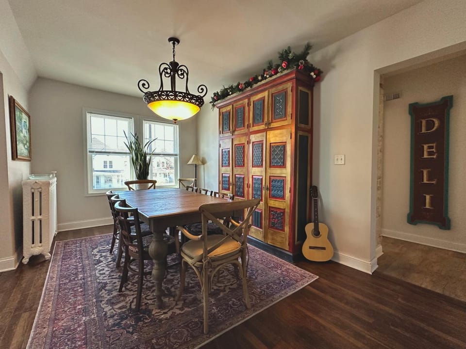 Dining area, Dinner