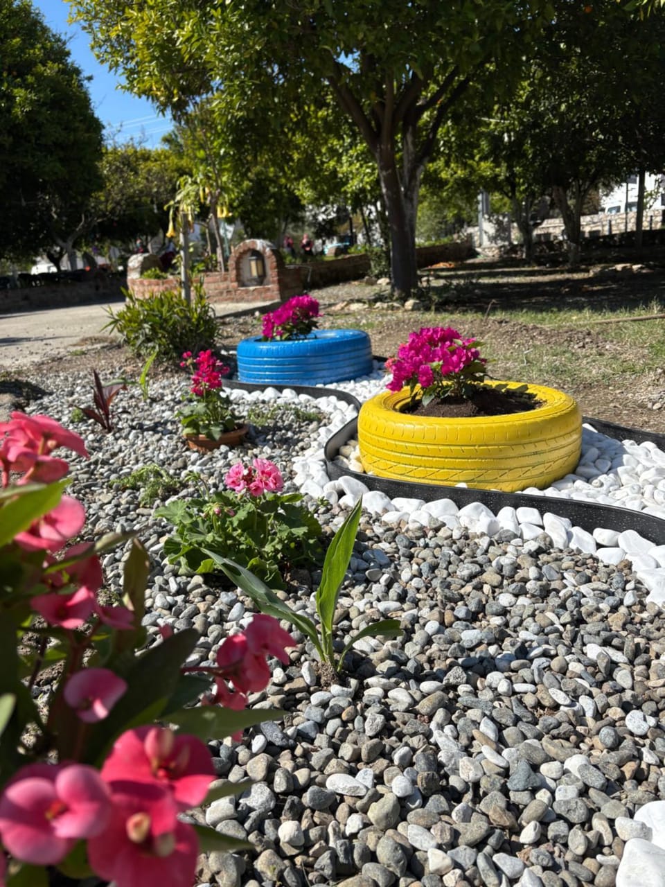 Spring, Day, Garden, Garden view
