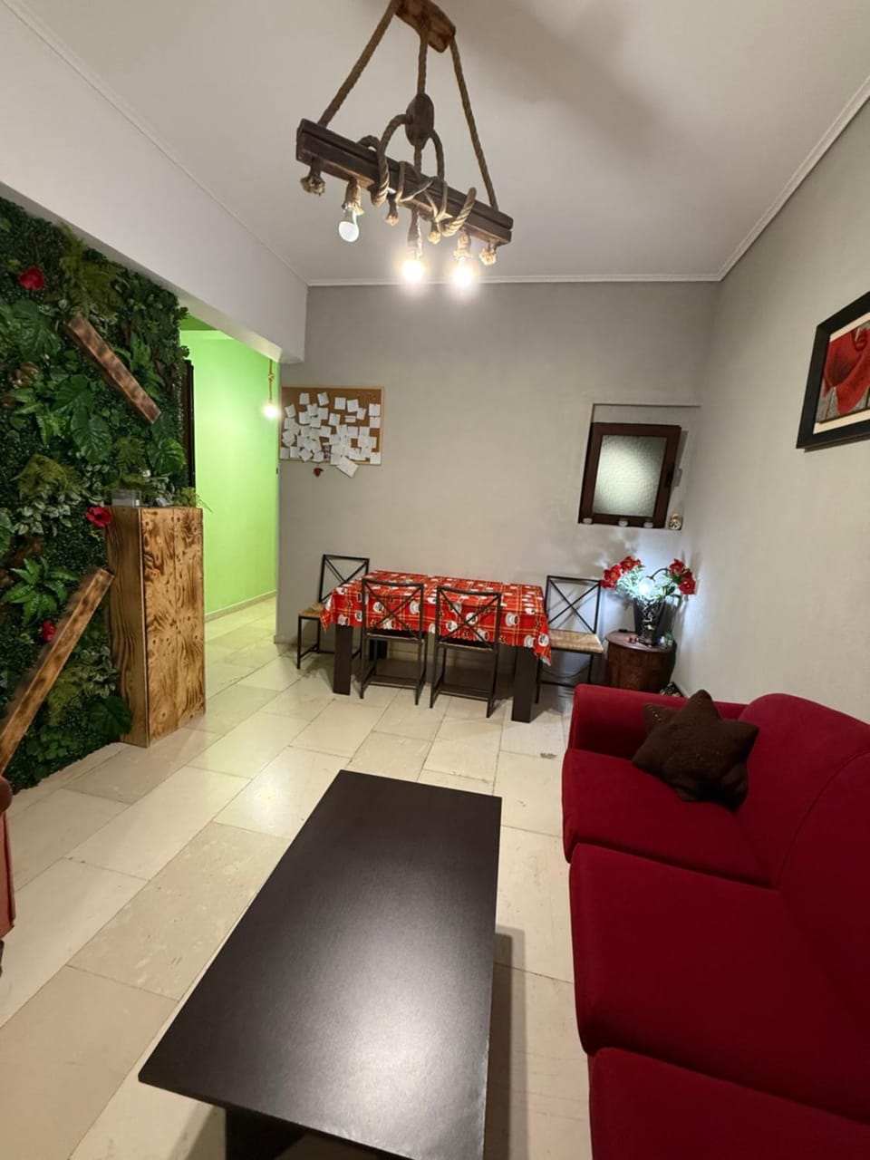 Living room, Seating area, Dining area