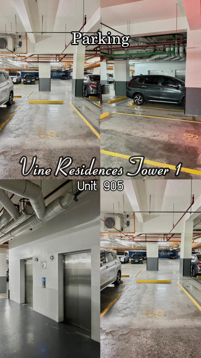 Vine Residences 2 BR, Prime Video,Free Parking, Near Mall, Nice pool, Unli WiFi 905 Apartment in Quezon City
