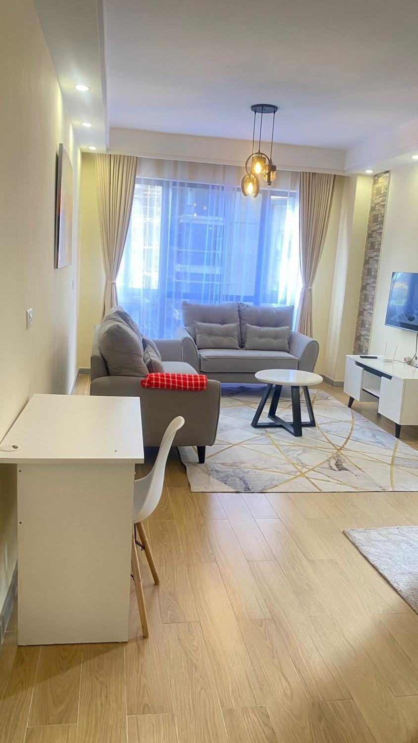 beautifully furnished one bedroom with children playground private parking fully equipped gym swimming pool and scenic city views Apartment in Nairobi