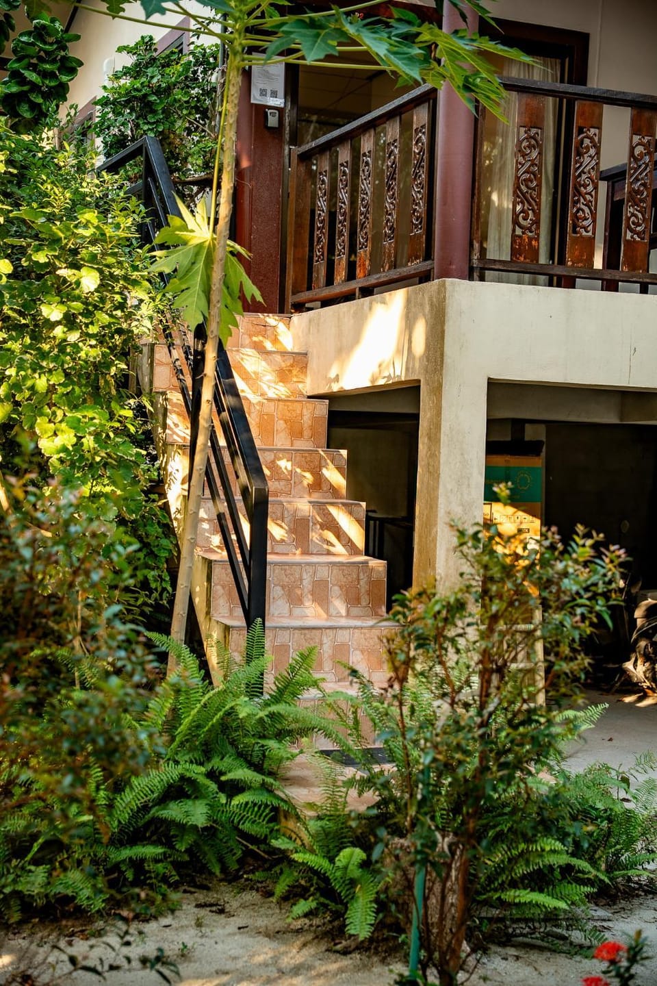 Property building, Garden