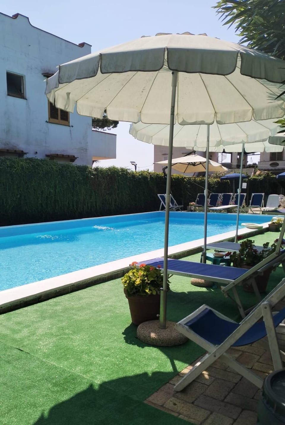 Pool view, Swimming pool, sunbed