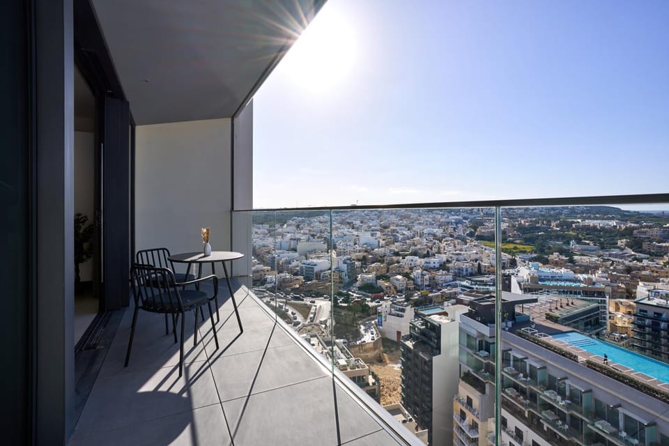 Bird's eye view, View (from property/room), Balcony/Terrace, City view