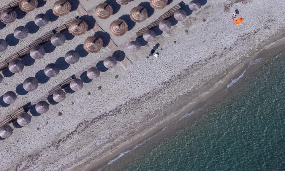 Bird's eye view, Beach