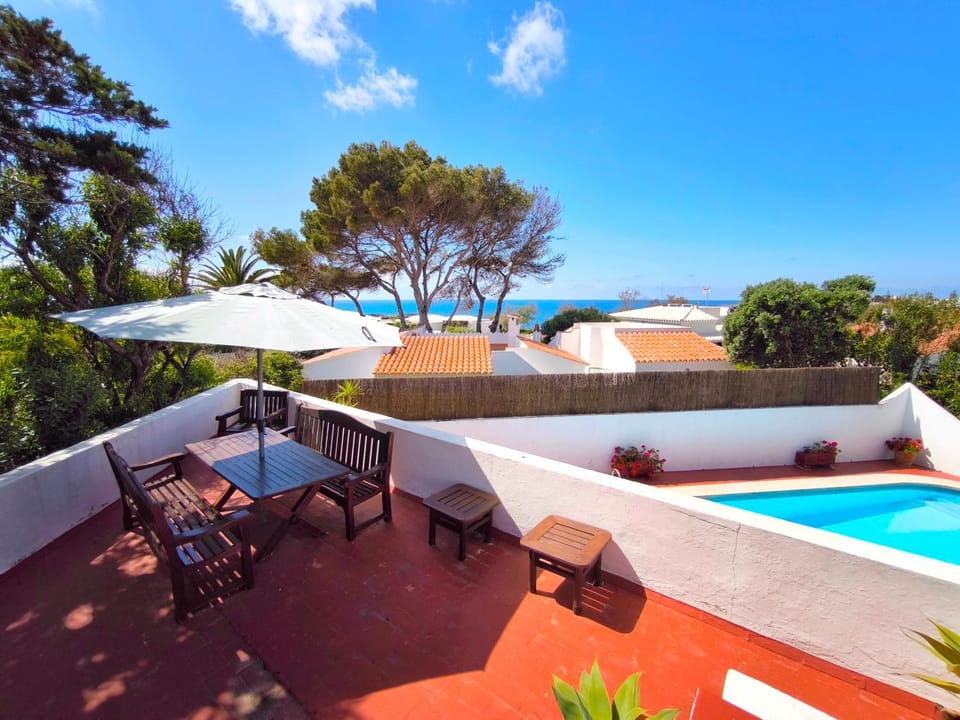 View (from property/room), Balcony/Terrace, Pool view, Swimming pool