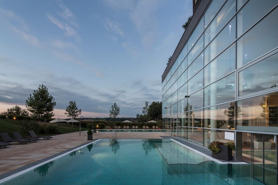 Property building, Pool view, Swimming pool