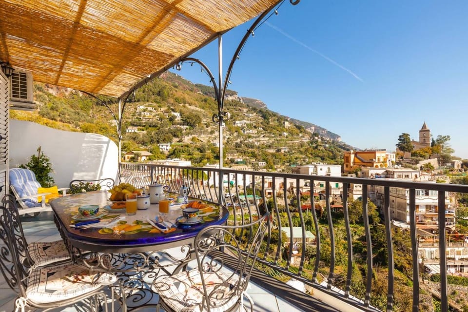 Property building, Natural landscape, View (from property/room), Balcony/Terrace, Dining area