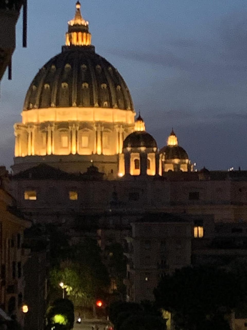 Nearby landmark, Night
