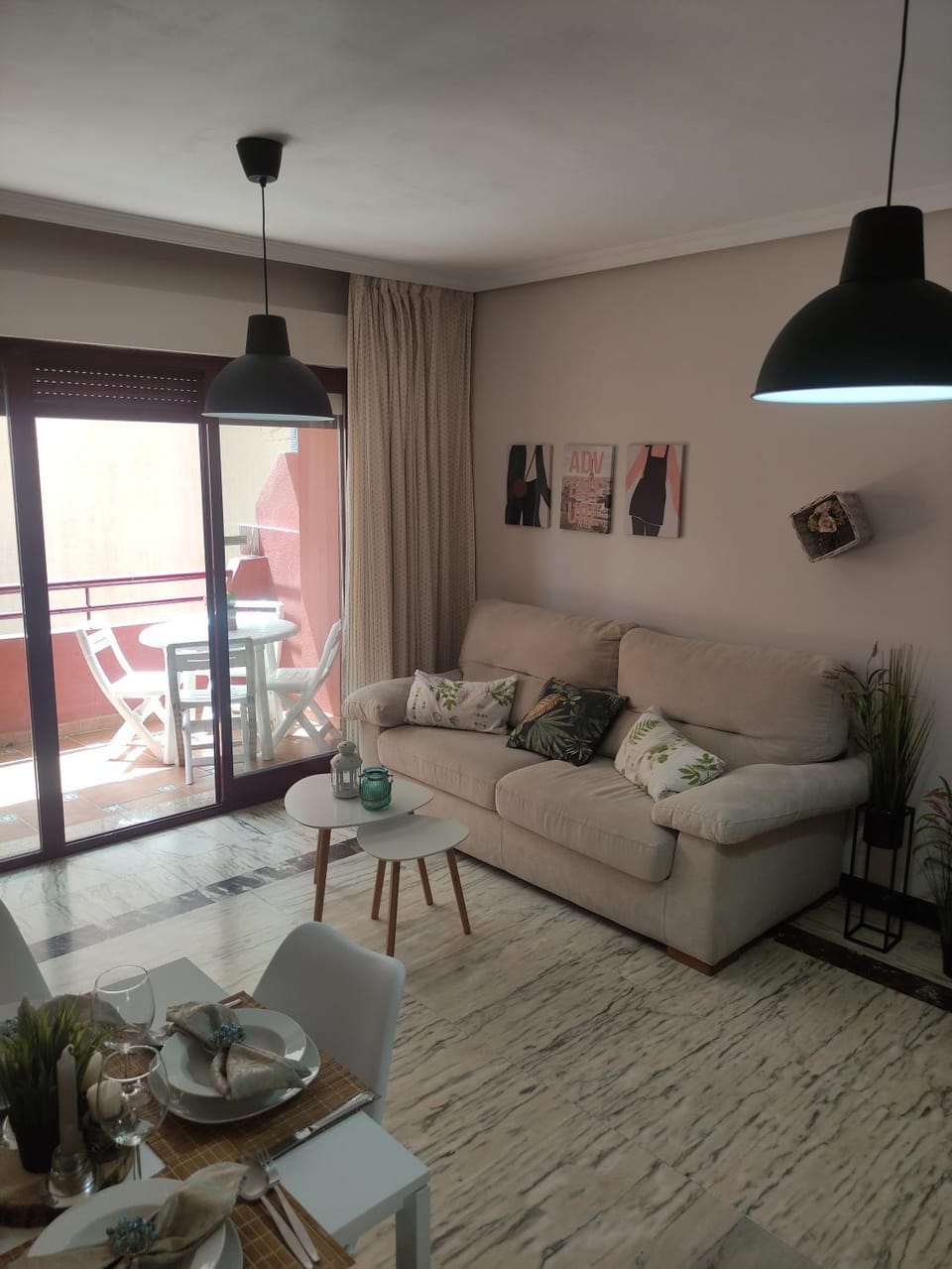 Living room, Seating area, Dining area
