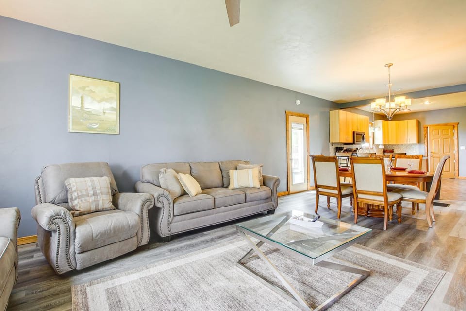 Pet Friendly Near Beach w/ Grill, Firepit, Games House in Algoma