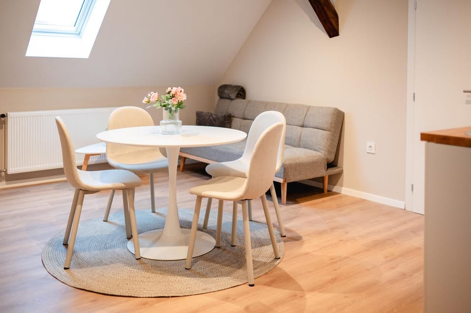 Living room, Seating area, Dining area
