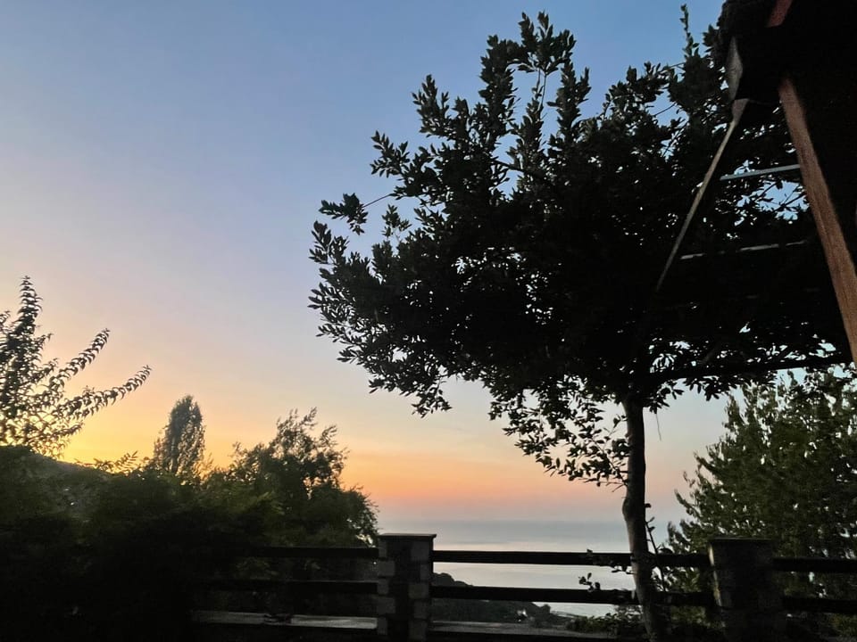 Natural landscape, Sea view, Sunset