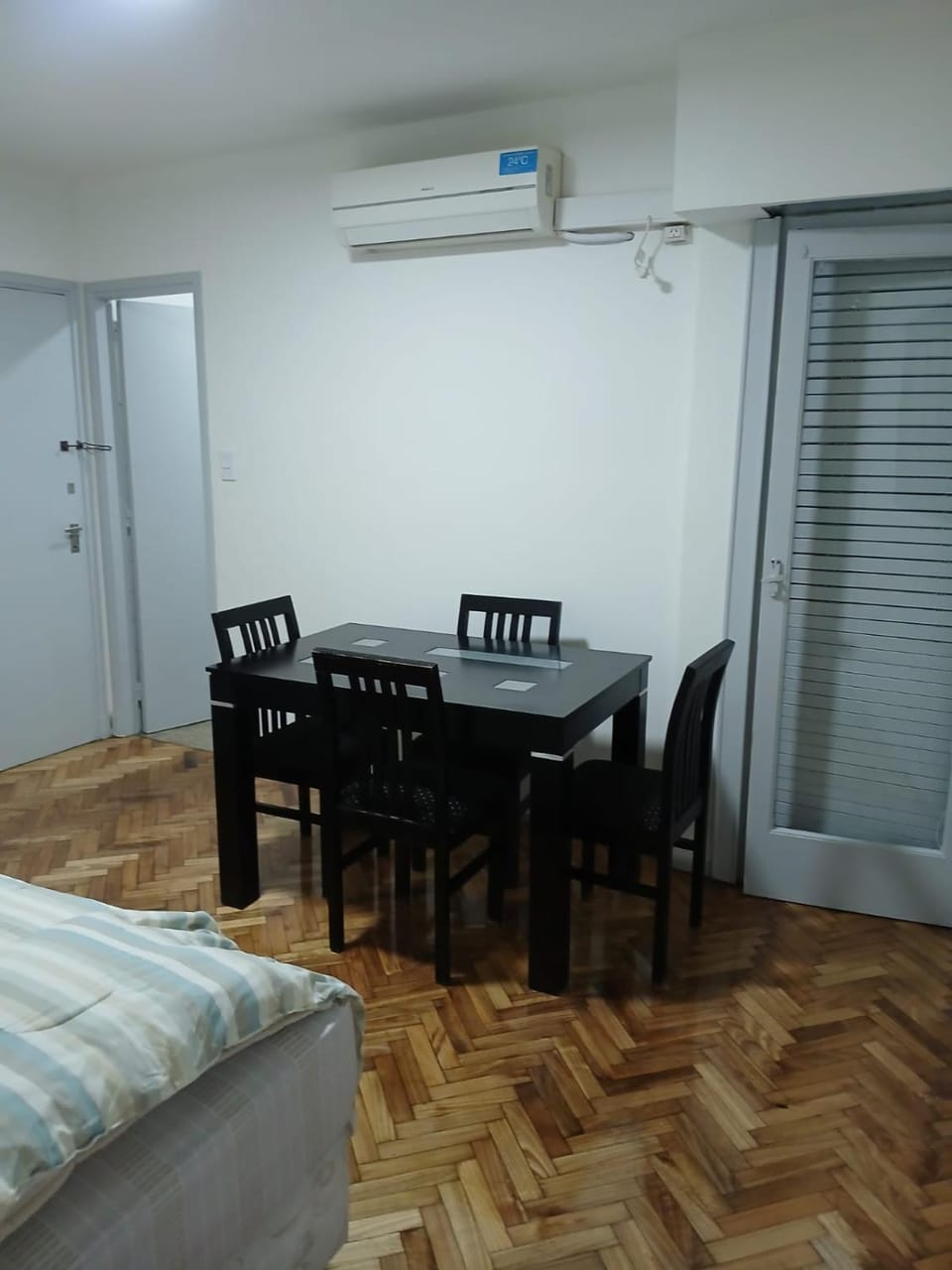 Dining area, air conditioner