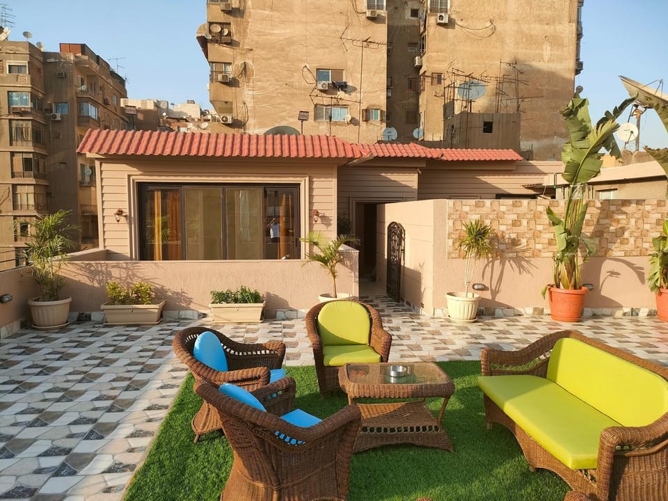 luxury apartment with private rooftop overlooking a stunning city center view Apartment in Egypt