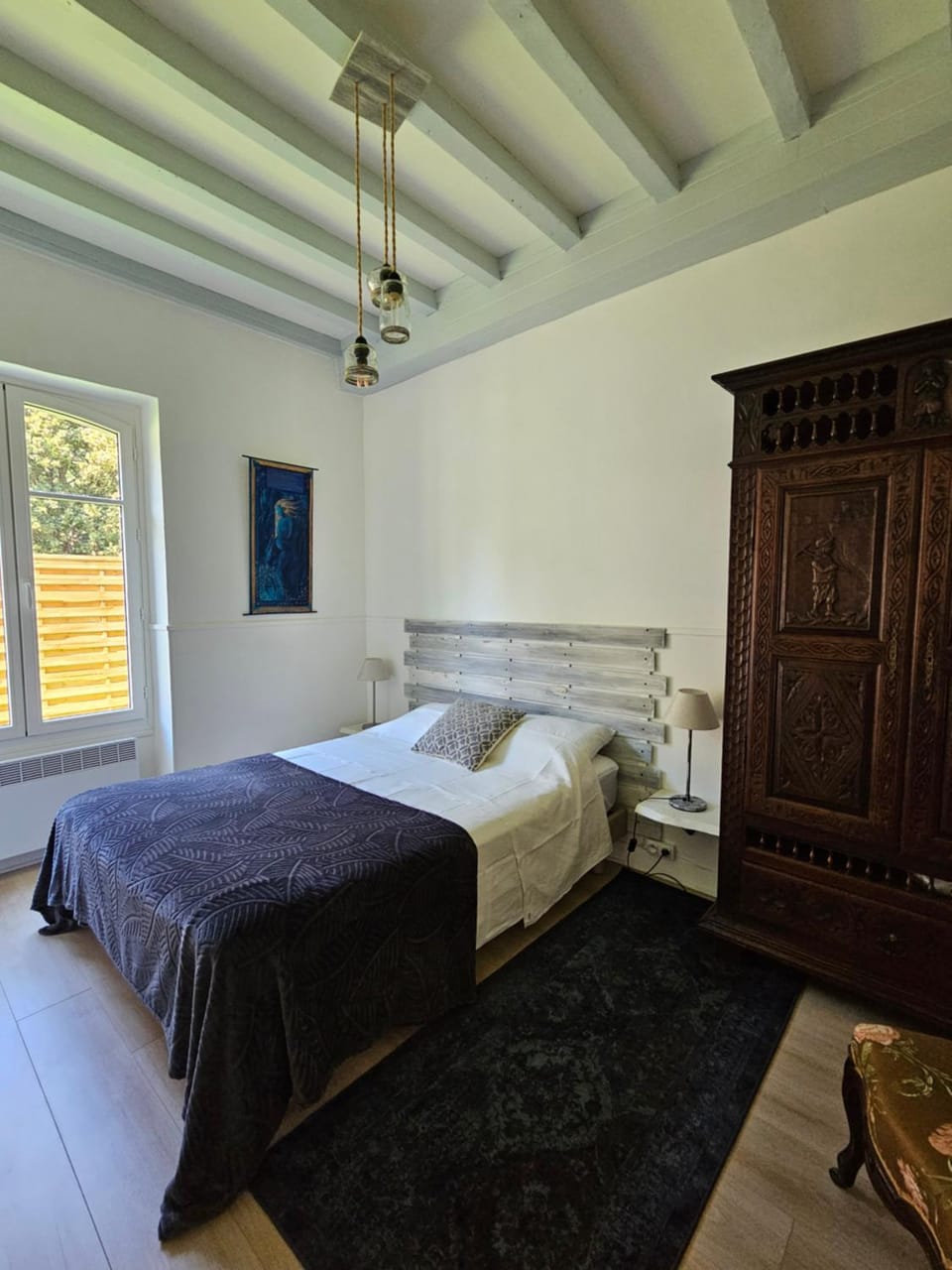 Bed, Photo of the whole room, Bedroom, wardrobe