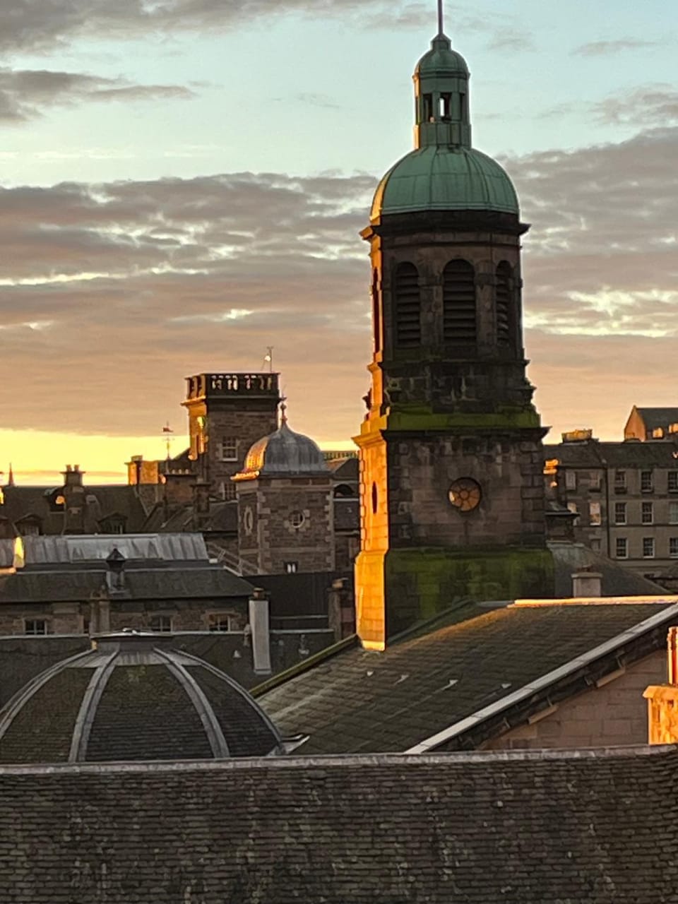Sunset, Inner courtyard view