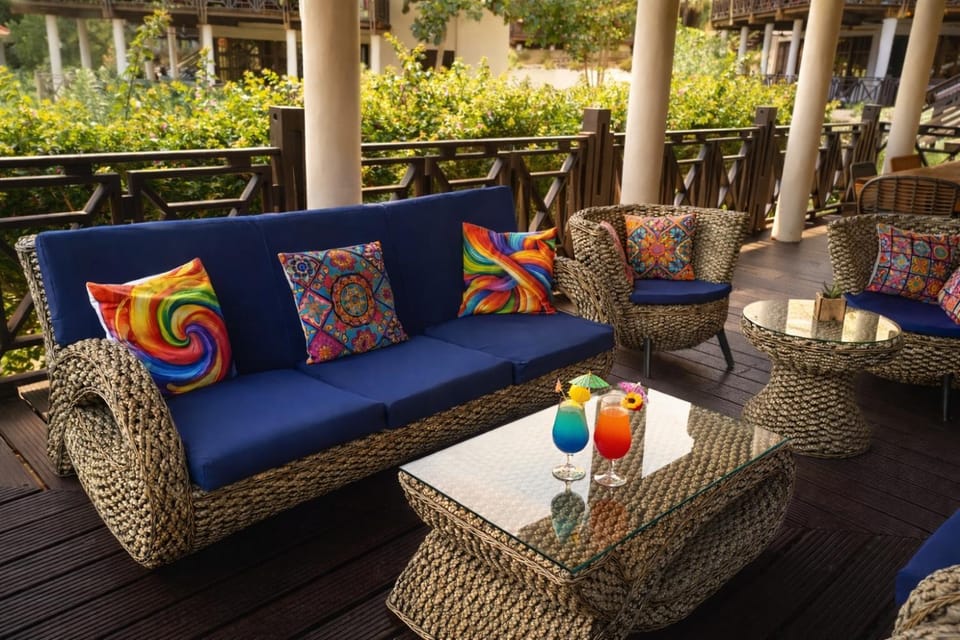 Patio, Living room, Seating area