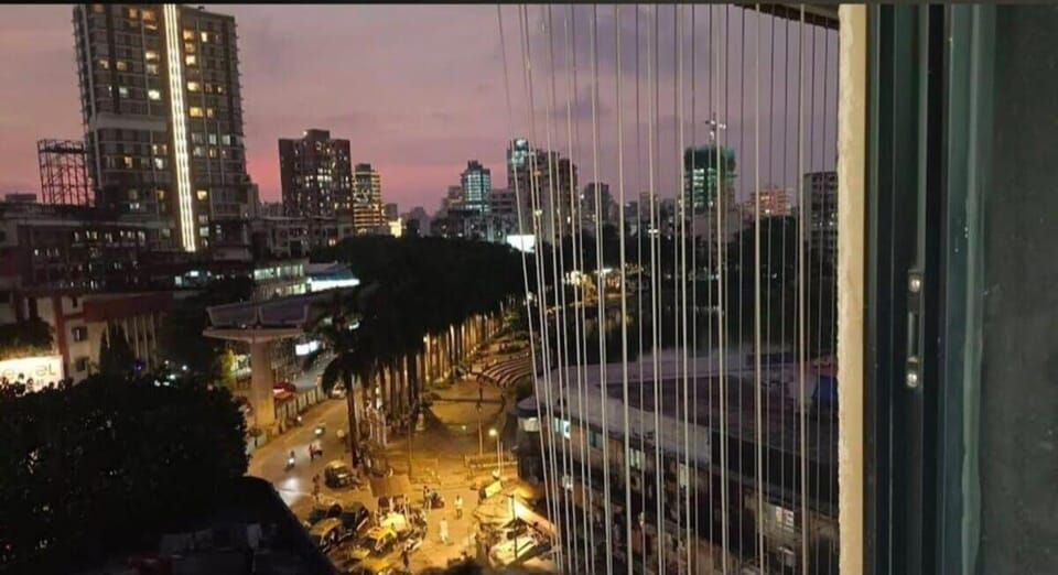 Property building, Night, City view