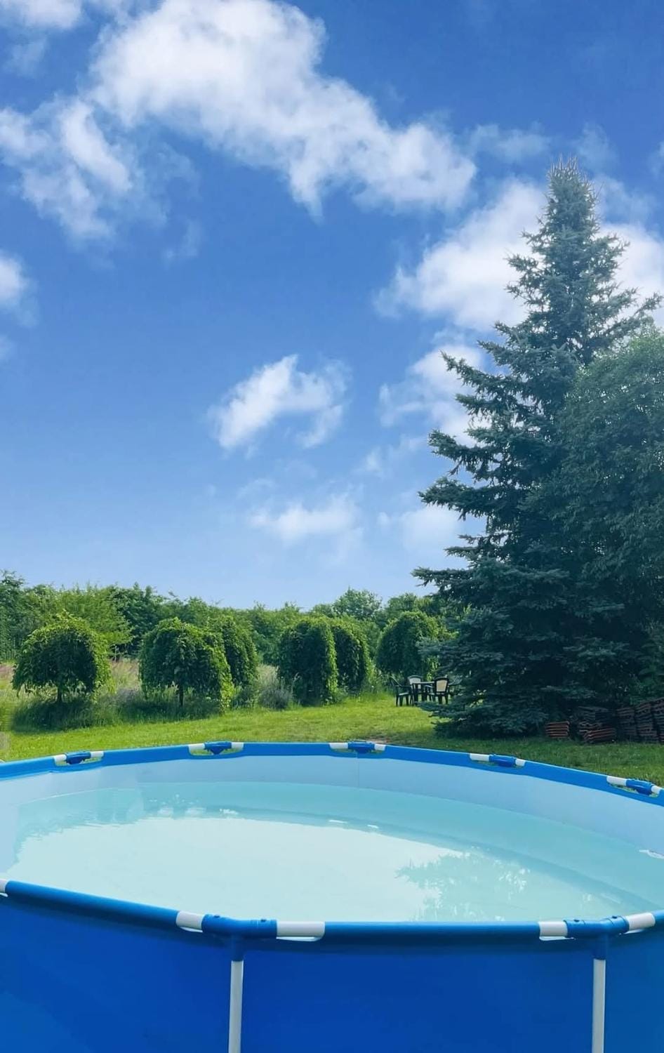 Natural landscape, Pool view, Swimming pool