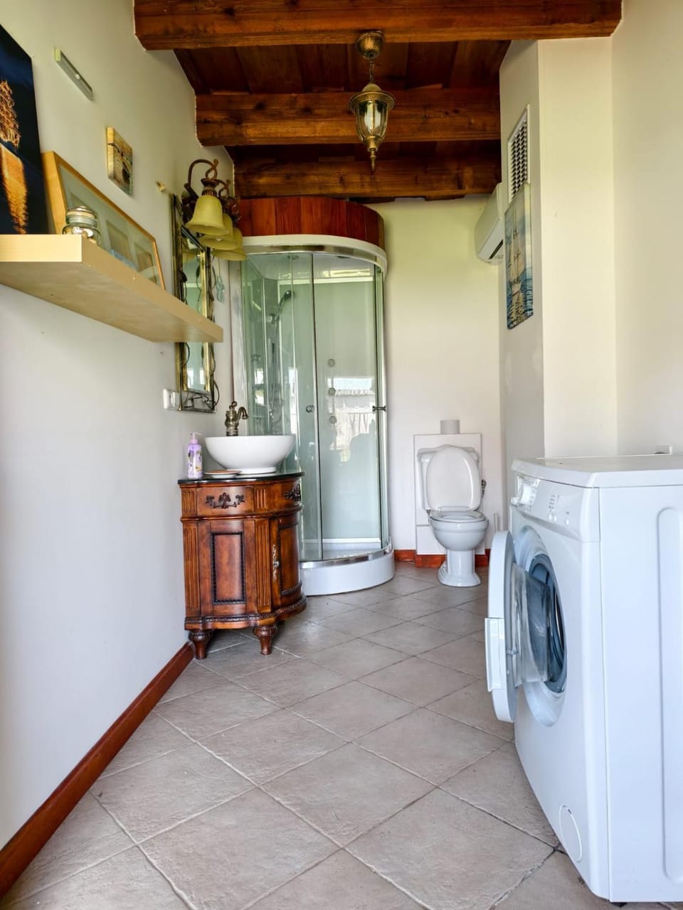 Shower, Toilet, Bathroom, washing machine
