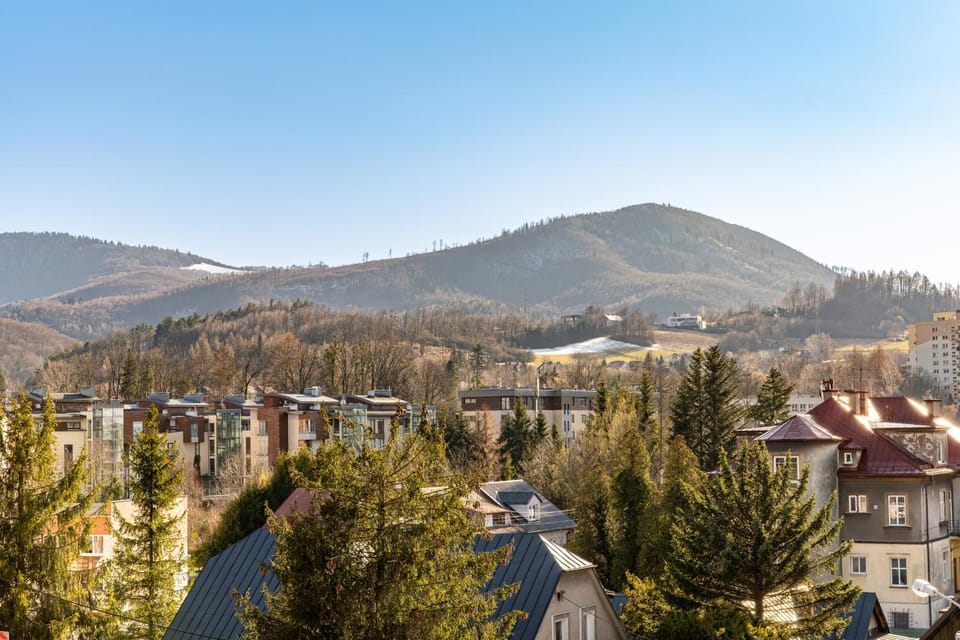Nearby landmark, Natural landscape, City view, Mountain view
