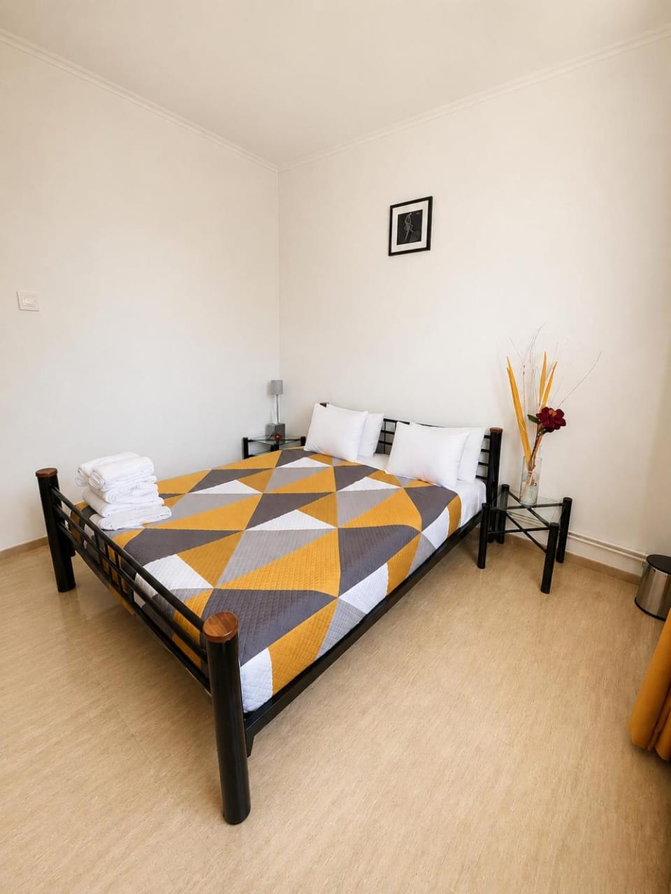 Bedroom, wardrobe, air conditioner